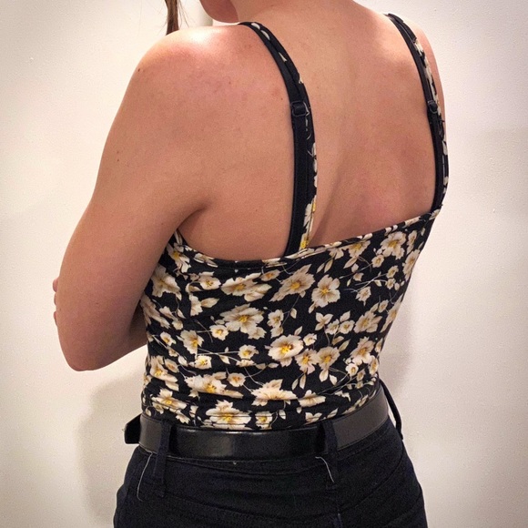 Floral daisy tank top - Picture 2 of 2